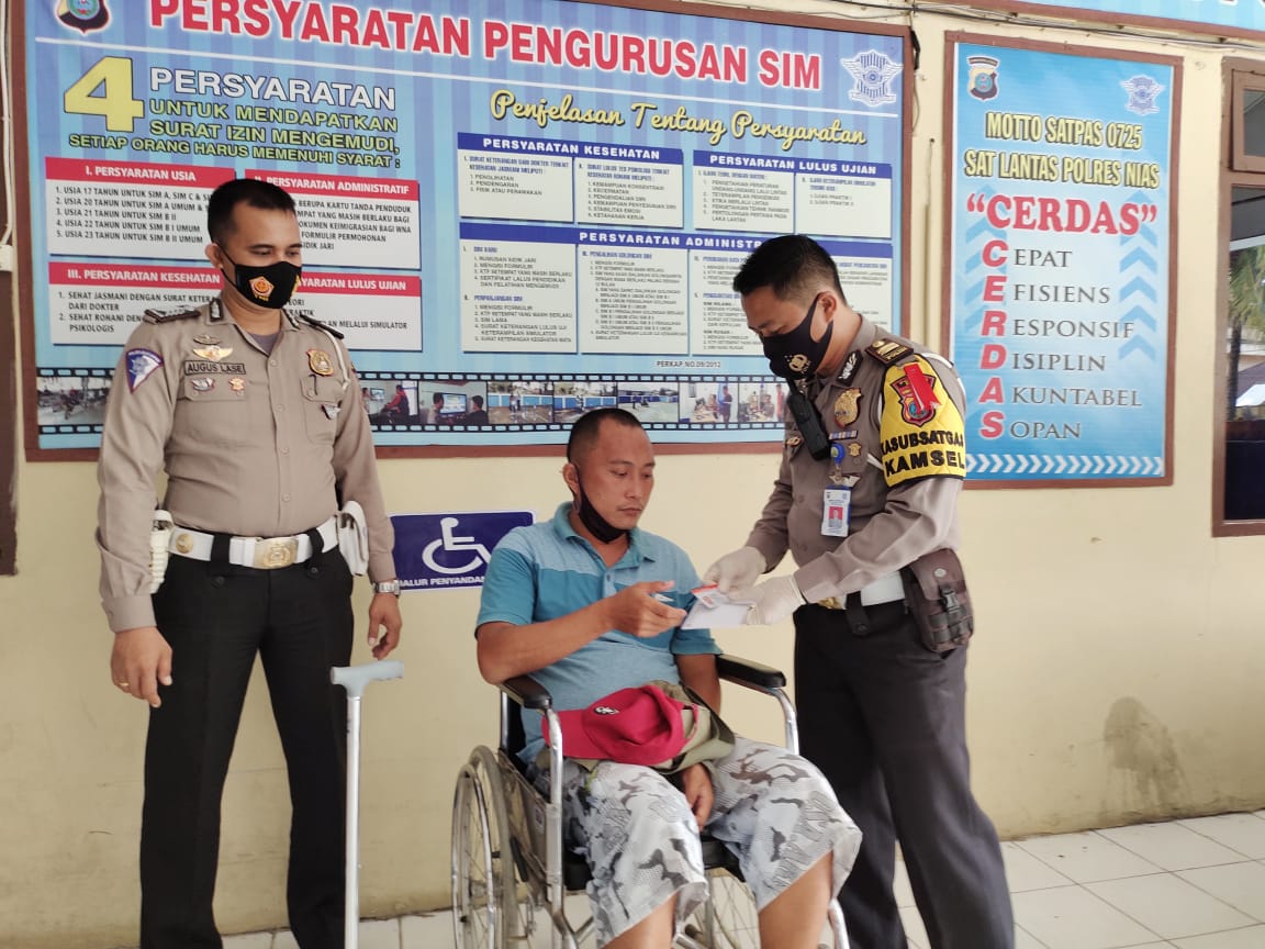 Wujudkan Polri Presisi, Satlantas Polres Nias Lakukan Delivery SIM Dan ...